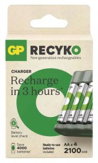 GP Batteries GP B50444 Eco E441+ 4xAA ReCyko 2100mAh akkumulátor töltő Fényképezőgép / kamera - Sport kamera tartozékok - Akkumulátor / töltő - 508402