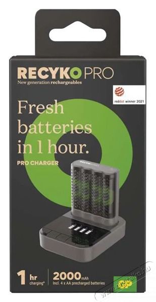 GP Batteries GP B50460D P461 + 4xAA ReCyko Pro akkumul&aacute;tor t&ouml;ltő + dokkol&oacute; F&eacute;nyk&eacute;pezőg&eacute;p / kamera - Sport kamera tartoz&eacute;kok - Akkumul&aacute;tor / t&ouml;ltő - 508404