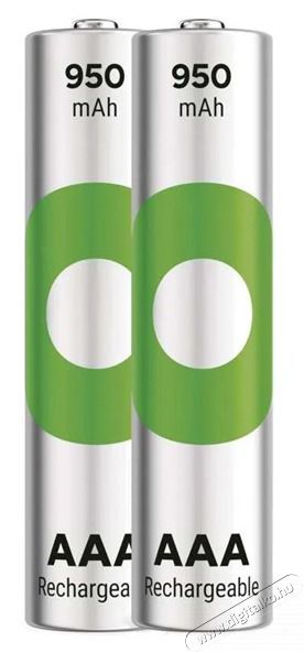 GP Batteries GP ReCyko NiMH Akkumul&aacute;tor HR03 (AAA) 950mAh 2db Akkuk &eacute;s t&ouml;ltők - Li-ion akkumul&aacute;tor &eacute;s t&ouml;ltő (gy&aacute;ri) - Akku - 508819