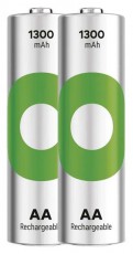 GP Batteries GP ReCyko NiMH Akkumul&aacute;tor HR6 (AA) 1300mAh 2db Akkuk &eacute;s t&ouml;ltők - Li-ion akkumul&aacute;tor &eacute;s t&ouml;ltő (gy&aacute;ri) - Akku - 508822
