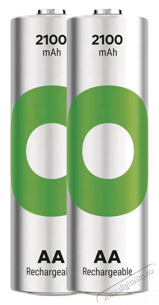 GP Batteries GP ReCyko NiMH Akkumul&aacute;tor HR6 (AA) 2100mAh 2db Akkuk &eacute;s t&ouml;ltők - Li-ion akkumul&aacute;tor &eacute;s t&ouml;ltő (gy&aacute;ri) - Akku - 508823