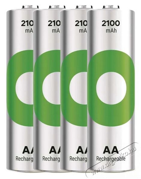 GP Batteries GP ReCyko NiMH Akkumul&aacute;tor HR6 (AA) 2100mAh 4db Akkuk &eacute;s t&ouml;ltők - Li-ion akkumul&aacute;tor &eacute;s t&ouml;ltő (gy&aacute;ri) - Akku - 508824