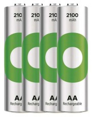 GP Batteries GP ReCyko NiMH Akkumul&aacute;tor HR6 (AA) 2100mAh 4db Akkuk &eacute;s t&ouml;ltők - Li-ion akkumul&aacute;tor &eacute;s t&ouml;ltő (gy&aacute;ri) - Akku - 508824