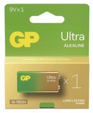 GP Batteries GP Ultra alk&aacute;li elem 9V 1db Akkuk &eacute;s t&ouml;ltők - Elem - 508809