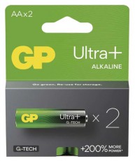 GP Batteries GP Ultra Plus alk&aacute;li elem AA 2db - Akkuk &eacute;s t&ouml;ltők - Elem - 508812