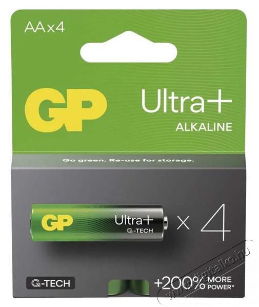 GP Batteries GP Ultra Plus alk&aacute;li elem AA 4db Akkuk &eacute;s t&ouml;ltők - Elem - 508813