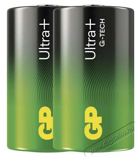 GP Batteries GP Ultra Plus alk&aacute;li elem LR20 (D) 2db Akkuk &eacute;s t&ouml;ltők - Elem - 508815