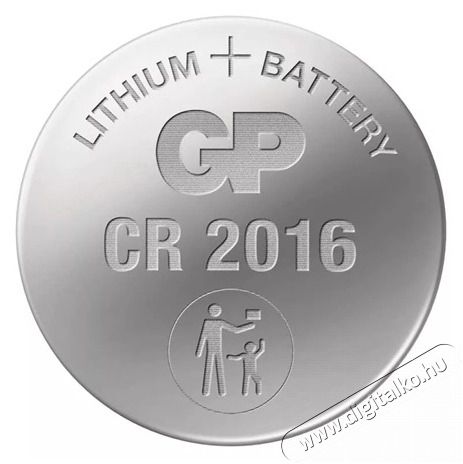 GP B15163 L&Iacute;TIUM GOMBELEM CR2016 2DB/BLISZTER Akkuk &eacute;s t&ouml;ltők - Elem - 468538