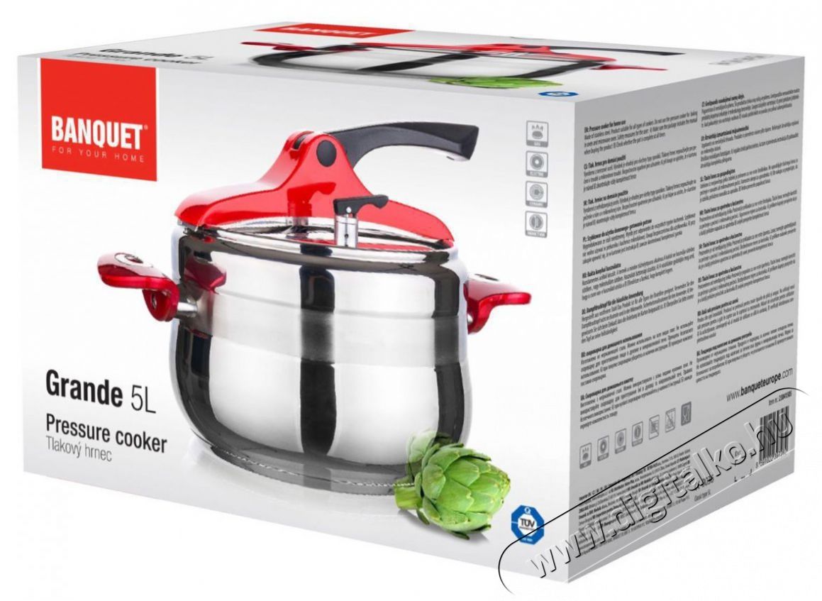 GRANDE Red 5 l, forma: belly Konyhai term&eacute;kek - Ed&eacute;ny - Kukta - 504750