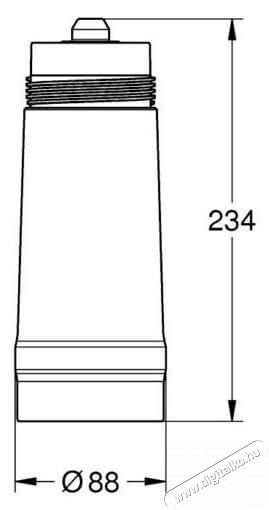 Grohe Blue Home S-es m&eacute;retű filter szűrőh&ouml;z (40404001) Konyhai term&eacute;kek - V&iacute;zszűrő - Kieg&eacute;sz&iacute;tő - 359651