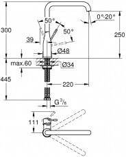 Grohe 30269DL0 Mosogat&oacute; csaptelep Konyhai term&eacute;kek - Mosogat&oacute; - Mosogat&oacute; csaptelep - 370279