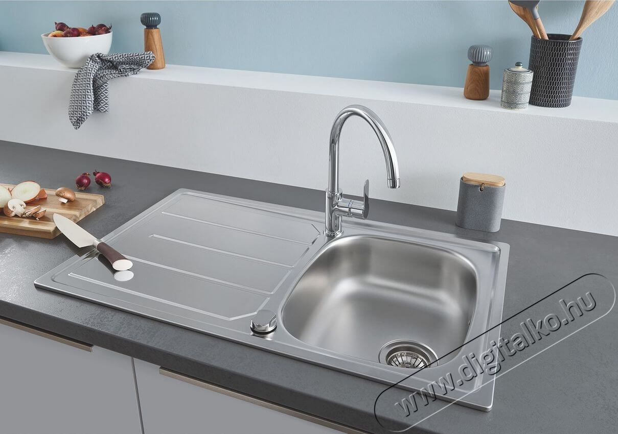 Grohe K200 rozsdamentes ac&eacute;l mosogat&oacute;t&aacute;lca (31552SD0) &Uacute;jdons&aacute;gok - &Uacute;j term&eacute;kek - 348056