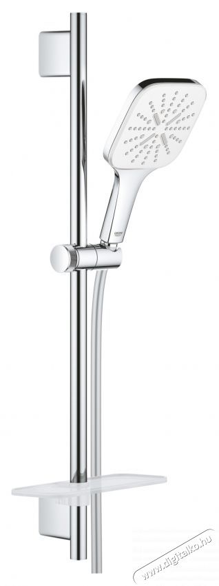 Grohe 26596000 Vit SmartActive Cube 130 zuhanyszett, &aacute;ll&iacute;that&oacute; 600mm zuhanyr&uacute;d, 1750mm g&eacute;gecső, 3 funkci&oacute;s zuhanyfej, kr&oacute;m (26596000) H&aacute;ztart&aacute;s / Otthon / K&uuml;lt&eacute;r - F&uuml;rdőszoba / wc - Zuhanyz&oacute; polcrendszer - 536687