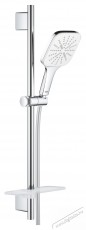 Grohe 26596000 Vit SmartActive Cube 130 zuhanyszett, &aacute;ll&iacute;that&oacute; 600mm zuhanyr&uacute;d, 1750mm g&eacute;gecső, 3 funkci&oacute;s zuhanyfej, kr&oacute;m (26596000) H&aacute;ztart&aacute;s / Otthon / K&uuml;lt&eacute;r - F&uuml;rdőszoba / wc - Zuhanyz&oacute; polcrendszer - 536687