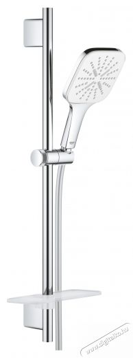 Grohe 26596000 Vit SmartActive Cube 130 zuhanyszett, &aacute;ll&iacute;that&oacute; 600mm zuhanyr&uacute;d, 1750mm g&eacute;gecső, 3 funkci&oacute;s zuhanyfej, kr&oacute;m (26596000) H&aacute;ztart&aacute;s / Otthon / K&uuml;lt&eacute;r - F&uuml;rdőszoba / wc - Zuhanyz&oacute; polcrendszer - 536687