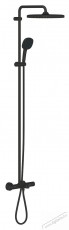 Grohe Zuhanyrendszer, Grohe Tempesta Cube 250 266912431, L&aacute;that&oacute;, K&aacute;dcsaptelep, Termoszt&aacute;t, 250 mm, 1 funkci&oacute;s, Matt, Fekete H&aacute;ztart&aacute;s / Otthon / K&uuml;lt&eacute;r - F&uuml;rdőszoba / wc - Zuhanyz&oacute; polcrendszer - 536629