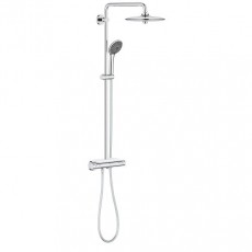 Grohe 26403001 Vitalio Joy 260 Termoszt&aacute;tos zuhanyrendszer, 3 funkci&oacute;s, SafeStop gomb (max 38&deg;C), kr&oacute;m H&aacute;ztart&aacute;s / Otthon / K&uuml;lt&eacute;r - F&uuml;rdőszoba / wc - Zuhanyz&oacute; polcrendszer - 536632