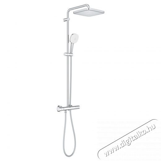 Grohe 26689001 Tempesta Cube 250 zuhanyrendszer, l&aacute;that&oacute;, termoszt&aacute;t, 250 mm, 1 funkci&oacute;, kr&oacute;m H&aacute;ztart&aacute;s / Otthon / K&uuml;lt&eacute;r - F&uuml;rdőszoba / wc - Zuhanyz&oacute; polcrendszer - 536641
