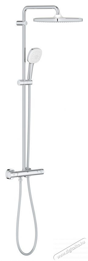 Grohe 26689001 Tempesta Cube 250 zuhanyrendszer, l&aacute;that&oacute;, termoszt&aacute;t, 250 mm, 1 funkci&oacute;, kr&oacute;m H&aacute;ztart&aacute;s / Otthon / K&uuml;lt&eacute;r - F&uuml;rdőszoba / wc - Zuhanyz&oacute; polcrendszer - 536641