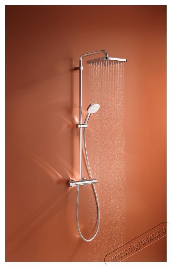 Grohe 26689001 Tempesta Cube 250 zuhanyrendszer, l&aacute;that&oacute;, termoszt&aacute;t, 250 mm, 1 funkci&oacute;, kr&oacute;m H&aacute;ztart&aacute;s / Otthon / K&uuml;lt&eacute;r - F&uuml;rdőszoba / wc - Zuhanyz&oacute; polcrendszer - 536641