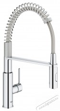 Grohe 30361000 Get Mosogat&oacute; csaptelep kih&uacute;zhat&oacute; t&ouml;mlővel, egykaros, 1/2 , ker&aacute;miabet&eacute;t, ed&eacute;nyzuhany, 2 permet funkci&oacute;, elford&iacute;that&oacute; kifoly&oacute;cső, Kr&oacute;m Konyhai term&eacute;kek - Mosogat&oacute; - Mosogat&oacute; csaptelep - 536644