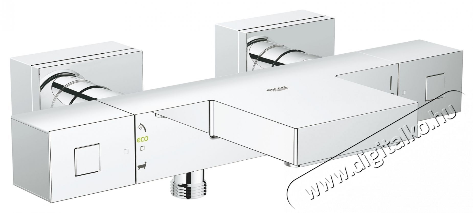 Grohe Cube termoszt&aacute;tos k&aacute;dcsaptelep, 1/2&Prime;, fali kivitel, v&iacute;zsug&aacute;r-szab&aacute;lyz&oacute;val, visszafoly&aacute;sg&aacute;tl&oacute;val, szennyfog&oacute; szűrővel, GROHE XL Waterfall, Kr&oacute;m H&aacute;ztart&aacute;s / Otthon / K&uuml;lt&eacute;r - F&uuml;rdőszoba / wc - Kieg&eacute;sz&iacute;tő - 536634