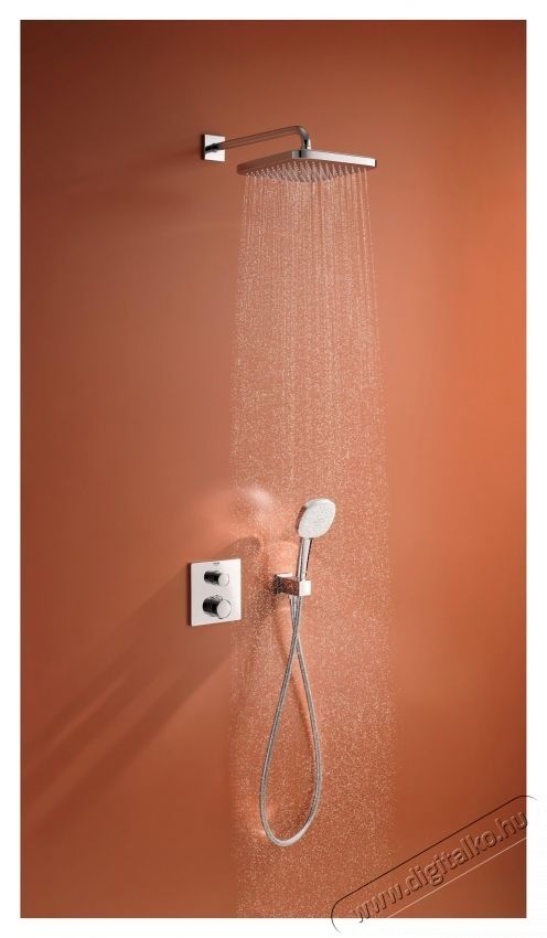 Grohe Grohtherm 34871000 zuhanyrendszer, 1/2 , Be&eacute;p&iacute;tett, Termoszt&aacute;t, 250 mm, Kr&oacute;m H&aacute;ztart&aacute;s / Otthon / K&uuml;lt&eacute;r - F&uuml;rdőszoba / wc - Zuhanyz&oacute; polcrendszer - 536630