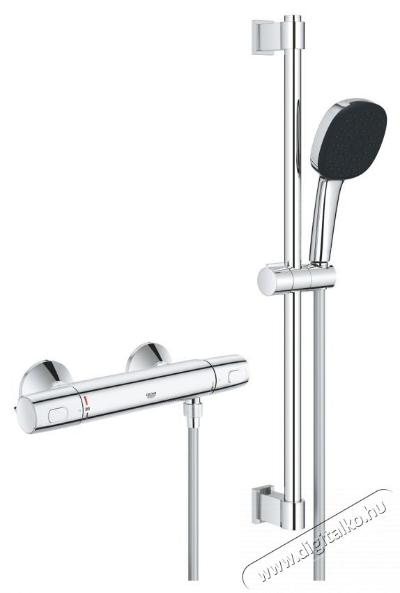 Grohe Precision Trend zuhanycsaptelep 34237003, termoszt&aacute;t, zuhanyoszlop, 600 mm, kr&oacute;m H&aacute;ztart&aacute;s / Otthon / K&uuml;lt&eacute;r - F&uuml;rdőszoba / wc - Zuhanyz&oacute; polcrendszer - 536660