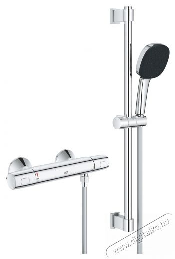Grohe Precision Trend zuhanycsaptelep 34237003, termoszt&aacute;t, zuhanyoszlop, 600 mm, kr&oacute;m H&aacute;ztart&aacute;s / Otthon / K&uuml;lt&eacute;r - F&uuml;rdőszoba / wc - Zuhanyz&oacute; polcrendszer - 536660