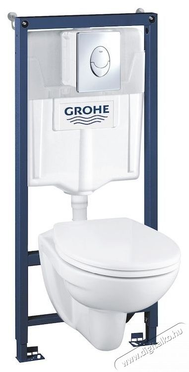 Grohe Solido Perfect 39192000 4az1-ben WC-szett, Felf&uuml;ggeszt&eacute;s, Keret, Burkolat, Lemez, R&ouml;gz&iacute;tőelemek, Feh&eacute;r H&aacute;ztart&aacute;s / Otthon / K&uuml;lt&eacute;r - F&uuml;rdőszoba / wc - Kieg&eacute;sz&iacute;tő - 536651