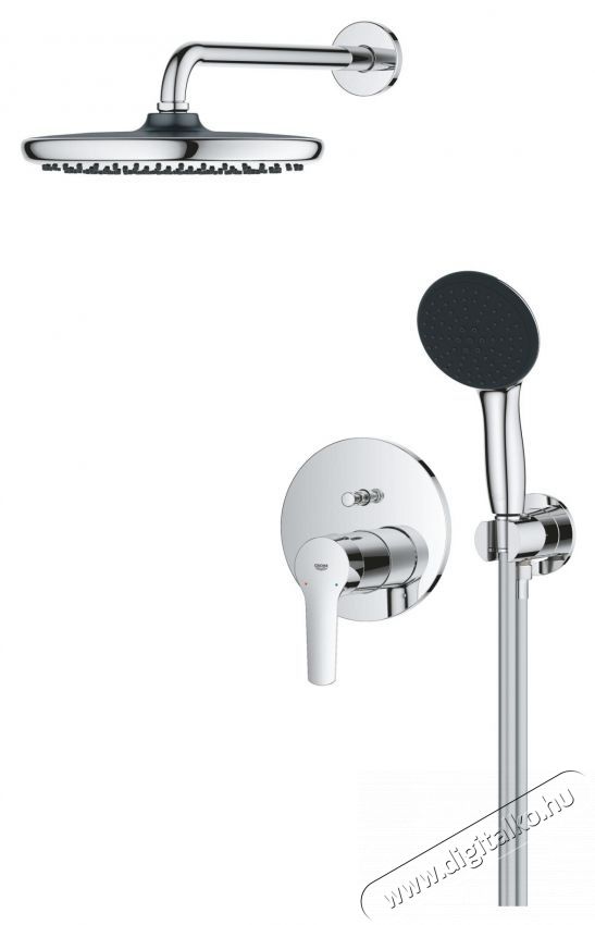 Grohe Start 25292000 zuhanyrendszer, 1/2 , Be&eacute;p&iacute;tett, 250mm, 1 funkci&oacute;, Kr&oacute;m H&aacute;ztart&aacute;s / Otthon / K&uuml;lt&eacute;r - F&uuml;rdőszoba / wc - Zuhanyz&oacute; polcrendszer - 536633