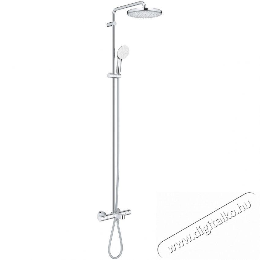 Grohe Tempesta 250 zuhanyrendszer 26672001, szabad, k&aacute;d kifoly&oacute;, termoszt&aacute;t, 250 mm, 1 funkci&oacute;s, kr&oacute;m H&aacute;ztart&aacute;s / Otthon / K&uuml;lt&eacute;r - F&uuml;rdőszoba / wc - Zuhanyz&oacute; polcrendszer - 536631