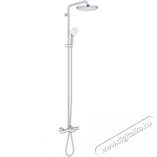 Grohe Tempesta 250 zuhanyrendszer 26672001, szabad, k&aacute;d kifoly&oacute;, termoszt&aacute;t, 250 mm, 1 funkci&oacute;s, kr&oacute;m H&aacute;ztart&aacute;s / Otthon / K&uuml;lt&eacute;r - F&uuml;rdőszoba / wc - Zuhanyz&oacute; polcrendszer - 536631