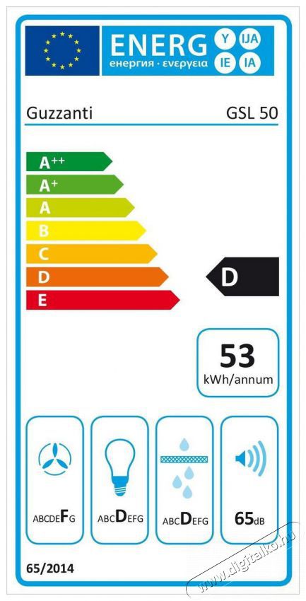 Guzzanti GSL 50 I Konyhai term&eacute;kek - P&aacute;raelsz&iacute;v&oacute; - Be&eacute;p&iacute;thető / kih&uacute;zhat&oacute; - 509654
