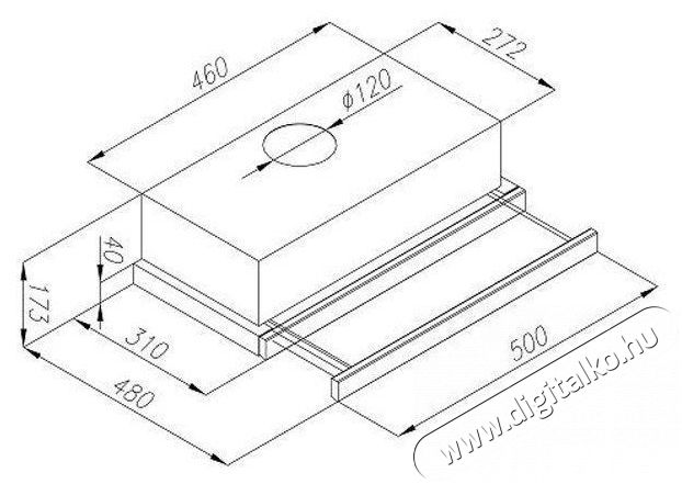 Guzzanti GSL 50 I Konyhai term&eacute;kek - P&aacute;raelsz&iacute;v&oacute; - Be&eacute;p&iacute;thető / kih&uacute;zhat&oacute; - 509654
