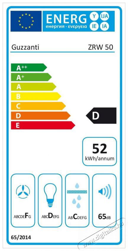 Guzzanti ZRW 50 Inox Konyhai term&eacute;kek - P&aacute;raelsz&iacute;v&oacute; - Hagyom&aacute;nyos - 509660