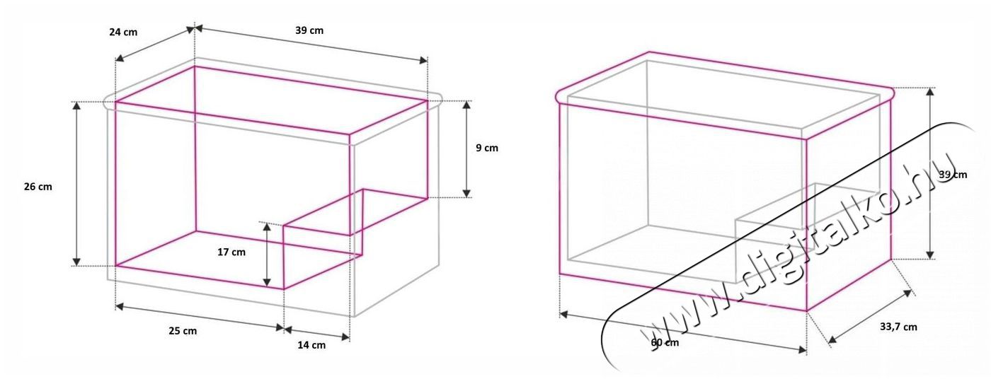 Guzzanti GZ 30S Konyhai term&eacute;kek - Hűtő, fagyaszt&oacute; (szabadon&aacute;ll&oacute;) - Hordozhat&oacute; hűtőt&aacute;ska - 522904