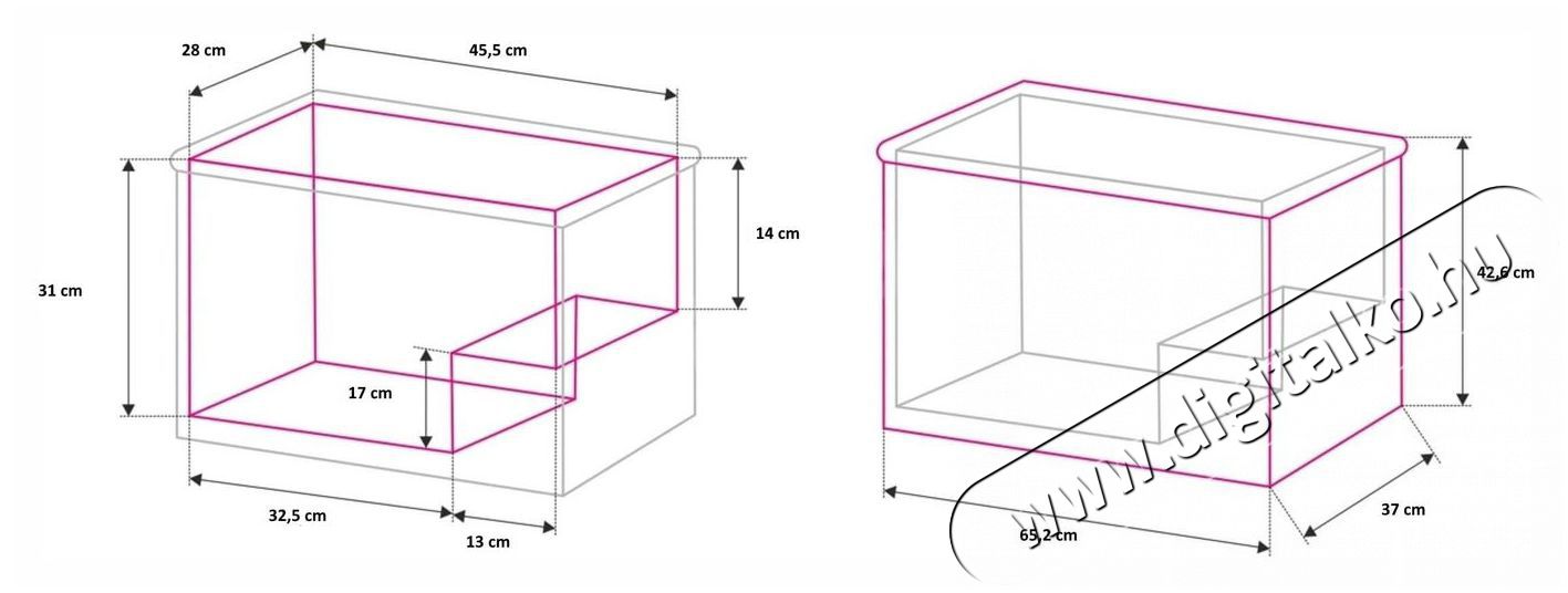 Guzzanti GZ 37 Konyhai term&eacute;kek - Hűtő, fagyaszt&oacute; (szabadon&aacute;ll&oacute;) - Hordozhat&oacute; hűtőt&aacute;ska - 522900