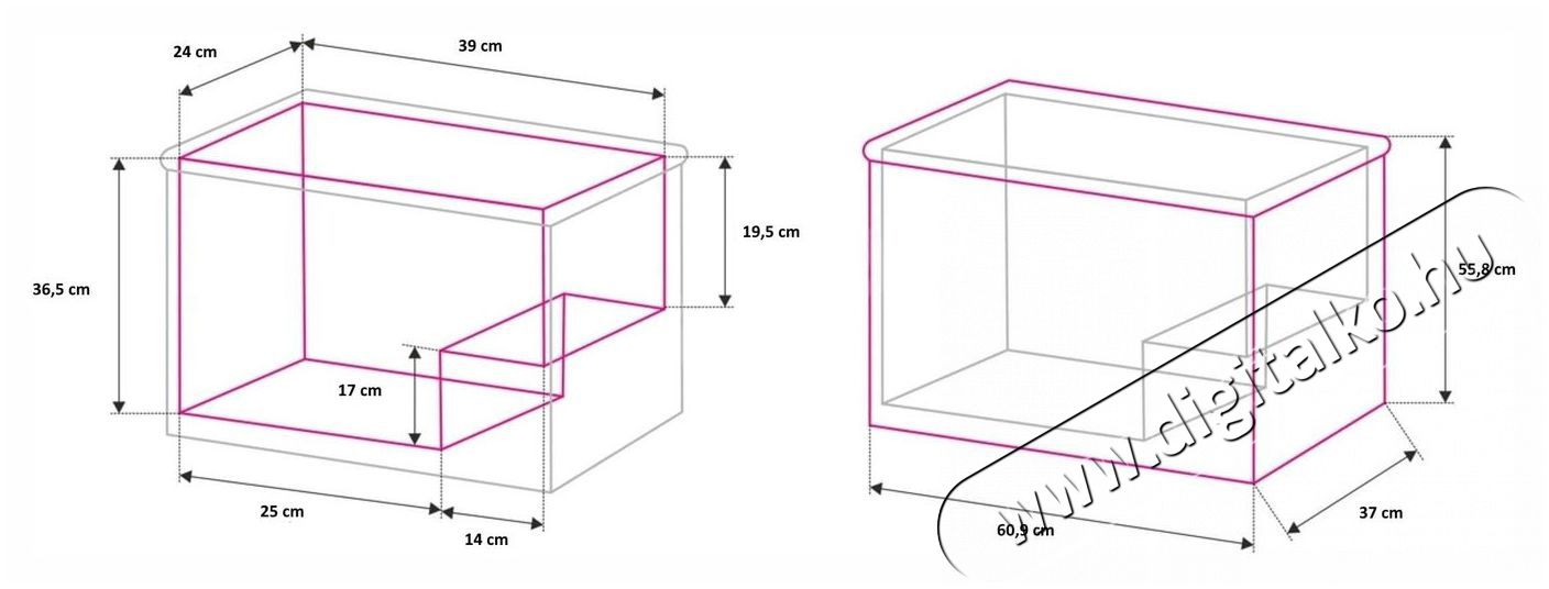 Guzzanti GZ 40T Konyhai term&eacute;kek - Hűtő, fagyaszt&oacute; (szabadon&aacute;ll&oacute;) - Hordozhat&oacute; hűtőt&aacute;ska - 522898
