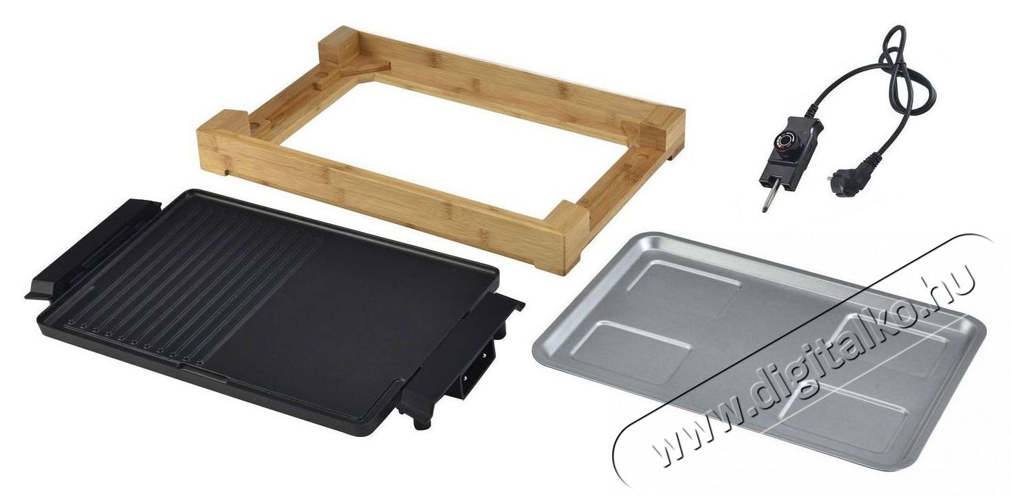 Guzzanti GZ 341 Elektromos Grill Konyhai term&eacute;kek - Konyhai kisg&eacute;p (s&uuml;t&eacute;s / főz&eacute;s / hűt&eacute;s / &eacute;telk&eacute;sz&iacute;t&eacute;s) - Kontakt grill s&uuml;tő / s&uuml;tőlap - 522876