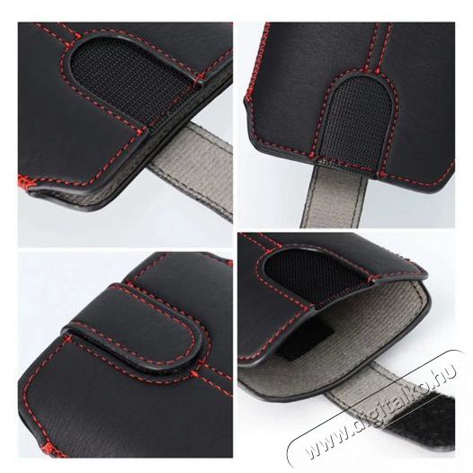 HAFFNER PT-6670 Ultraslim iPhone 13/13 Pro fekete műbőr tok Mobil / Kommunik&aacute;ci&oacute; / Smart - Mobiltelefon kieg&eacute;sz&iacute;tő / tok - Tok / h&aacute;tlap - 477232