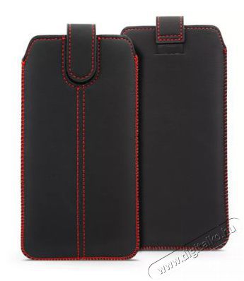 HAFFNER PT-6670 Ultraslim iPhone 13/13 Pro fekete műbőr tok Mobil / Kommunik&aacute;ci&oacute; / Smart - Mobiltelefon kieg&eacute;sz&iacute;tő / tok - Tok / h&aacute;tlap - 477232