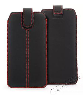 HAFFNER PT-6670 Ultraslim iPhone 13/13 Pro fekete műbőr tok Mobil / Kommunik&aacute;ci&oacute; / Smart - Mobiltelefon kieg&eacute;sz&iacute;tő / tok - Tok / h&aacute;tlap - 477232