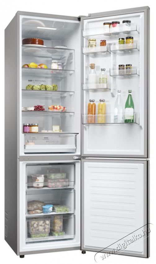 Haier HDPW3620DNPD k&eacute;tajt&oacute;s kombi hűtőszekr&eacute;ny (289 + 117 liter) Konyhai term&eacute;kek - Hűtő, fagyaszt&oacute; (szabadon&aacute;ll&oacute;) - Alulfagyaszt&oacute;s kombin&aacute;lt hűtő - 499856