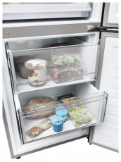 Haier HDPW3620DNPD k&eacute;tajt&oacute;s kombi hűtőszekr&eacute;ny (289 + 117 liter) Konyhai term&eacute;kek - Hűtő, fagyaszt&oacute; (szabadon&aacute;ll&oacute;) - Alulfagyaszt&oacute;s kombin&aacute;lt hűtő - 499856