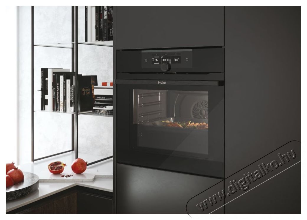 Haier HWO60SM2F3BH4 S&uuml;tő Konyhai term&eacute;kek - S&uuml;tő-főzőlap, tűzhely (be&eacute;p&iacute;thető) - S&uuml;tő (be&eacute;p&iacute;thető) - 500641
