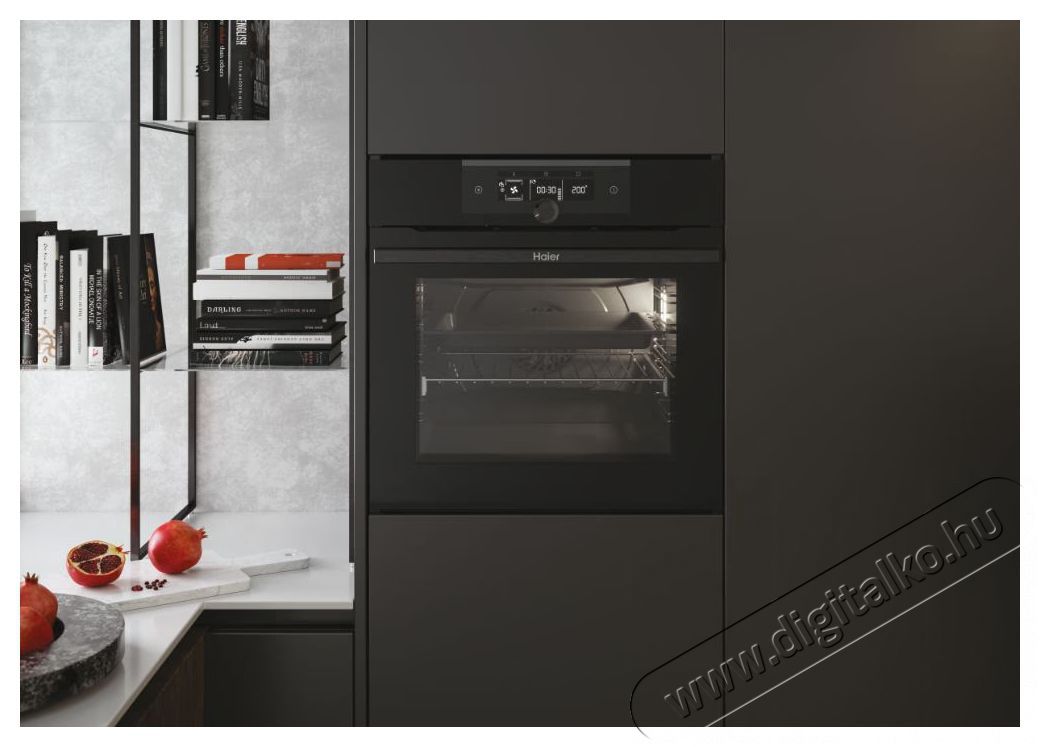 Haier HWO60SM2F3BH4 S&uuml;tő Konyhai term&eacute;kek - S&uuml;tő-főzőlap, tűzhely (be&eacute;p&iacute;thető) - S&uuml;tő (be&eacute;p&iacute;thető) - 500641