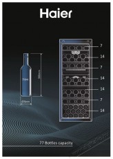 Haier HWS77GDAU1 Borhűtő Konyhai term&eacute;kek - Hűtő, fagyaszt&oacute; (szabadon&aacute;ll&oacute;) - Borhűtő - 500627