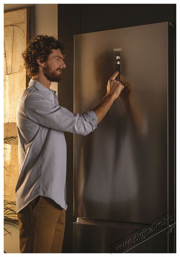 Haier HTW7720ENMP alulfagyaszt&oacute;s hűtő Konyhai term&eacute;kek - Hűtő, fagyaszt&oacute; (szabadon&aacute;ll&oacute;) - Alulfagyaszt&oacute;s kombin&aacute;lt hűtő - 500630