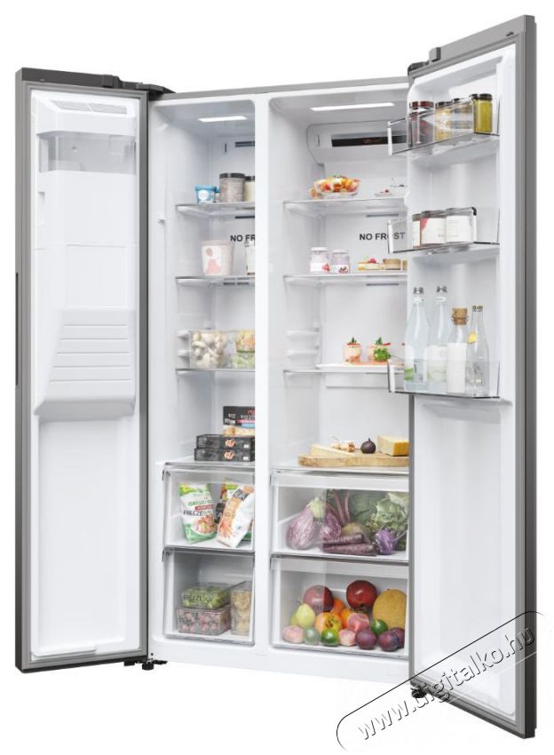 Haier HSR3918EIMP Side by Side hűtő Konyhai term&eacute;kek - Hűtő, fagyaszt&oacute; (szabadon&aacute;ll&oacute;) - Amerikai t&iacute;pus&uacute; Side By Side hűtő - 500620